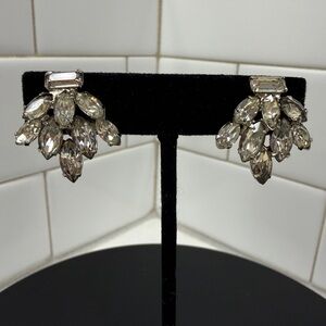 Vintage Screw Back Rhinestone Earrings